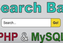implement my search bar on php generated table