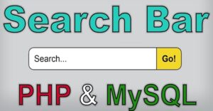 implement my search bar on php generated table