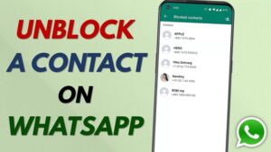 WhatsApp unclock